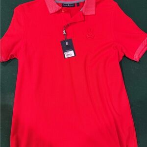 Psycho Bunny Bright Red Polo Shirt